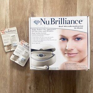 NEW! NuBrilliance Professional Real Microdermabrasion At-Home System w/ extras